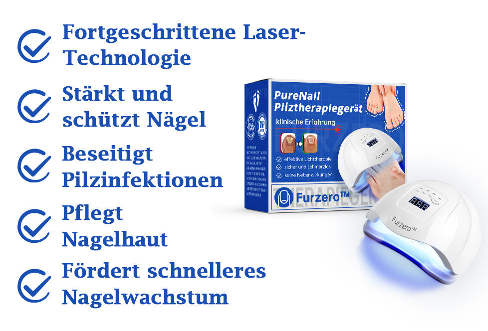 Furzero™ PureNail Pilz-Lasertherapiegerät--