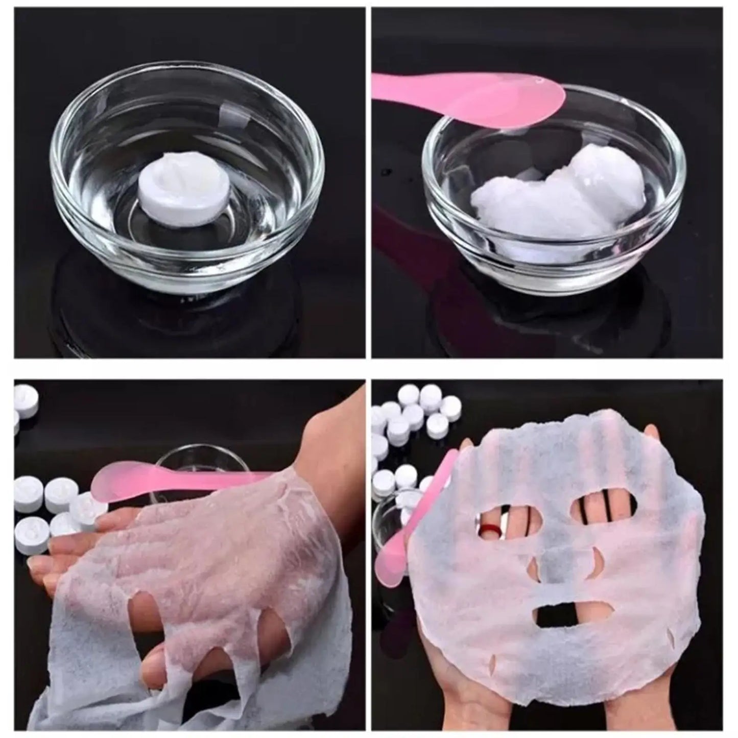 NEW High-End 30/50PCS Einweg-Kompressions-Gesichtsmaske Tragbare nicht gewebte Gesichtsmaske Gesichtstuch Münze Baumwolle eingewickelt Tücher