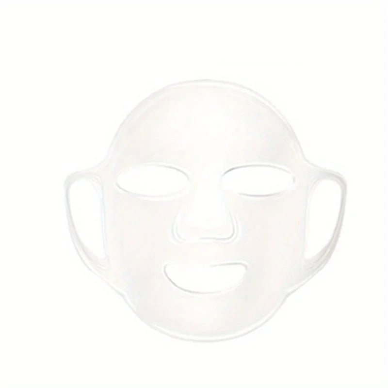 Maskenhülle aus Silikon, am Ohr befestigte Maske zur Befeuchtung und Absorption von Essenzen, wiederverwendbares Gesichtspflegegerät