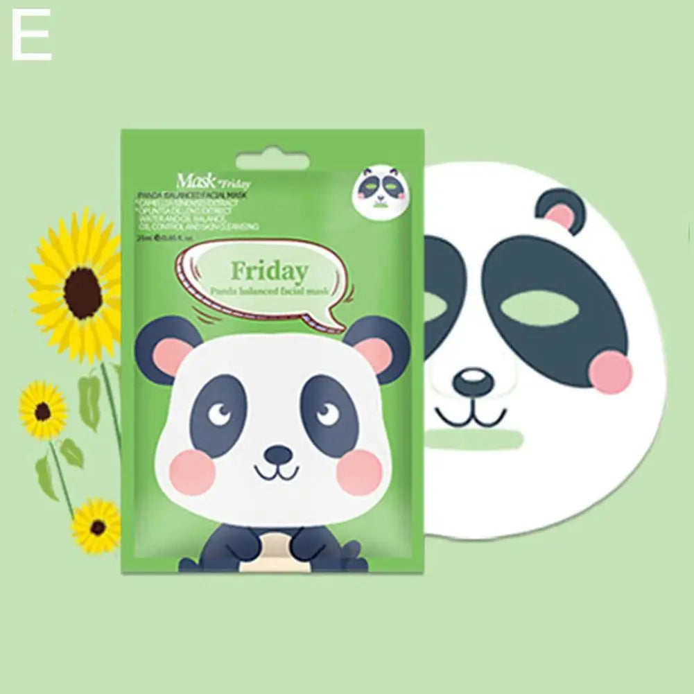 Niedliche Cartoon Gesichtsmaske Feuchtigkeitsmaske Feuchtigkeitsmaske Zarte Haut Maske Hund Panda Schwein Tiermaske Hautpflege