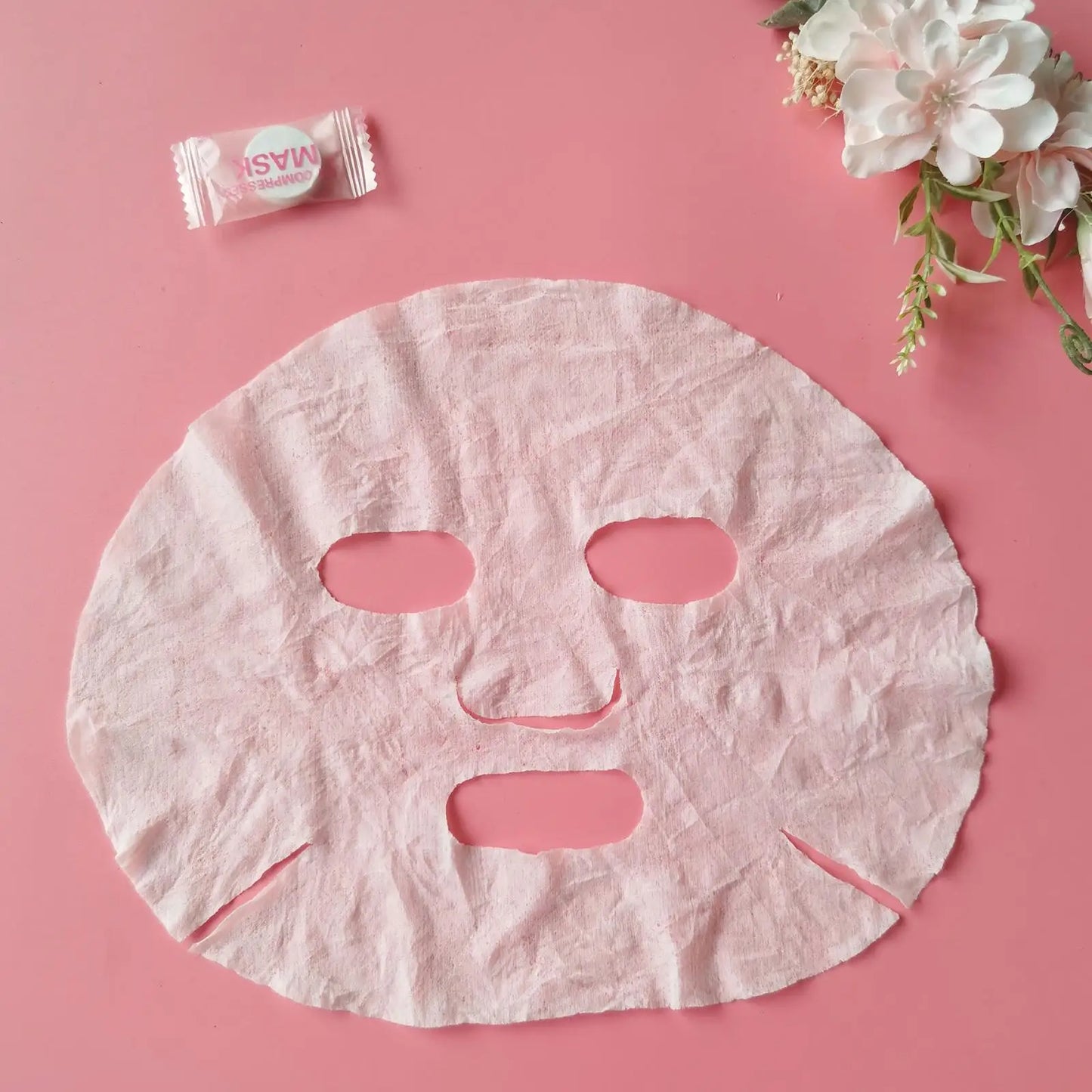 NEW High-End 30/50PCS Einweg-Kompressions-Gesichtsmaske Tragbare nicht gewebte Gesichtsmaske Gesichtstuch Münze Baumwolle eingewickelt Tücher