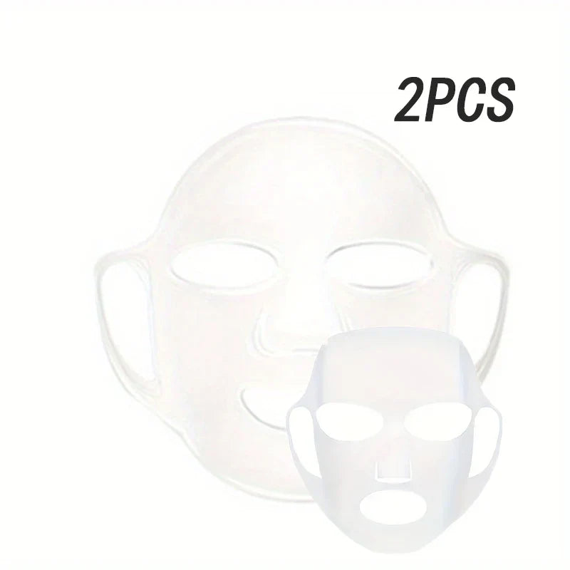 Maskenhülle aus Silikon, am Ohr befestigte Maske zur Befeuchtung und Absorption von Essenzen, wiederverwendbares Gesichtspflegegerät