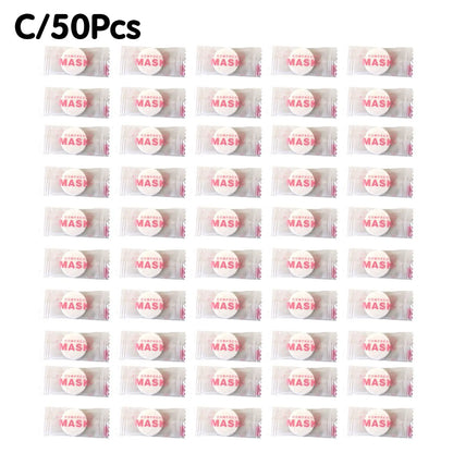 NEW High-End 30/50PCS Einweg-Kompressions-Gesichtsmaske Tragbare nicht gewebte Gesichtsmaske Gesichtstuch Münze Baumwolle eingewickelt Tücher